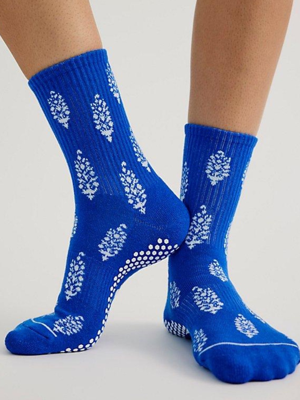 Free People x Lucky Honey Buti Buti Pilates Grip Socks – Blue | NWT